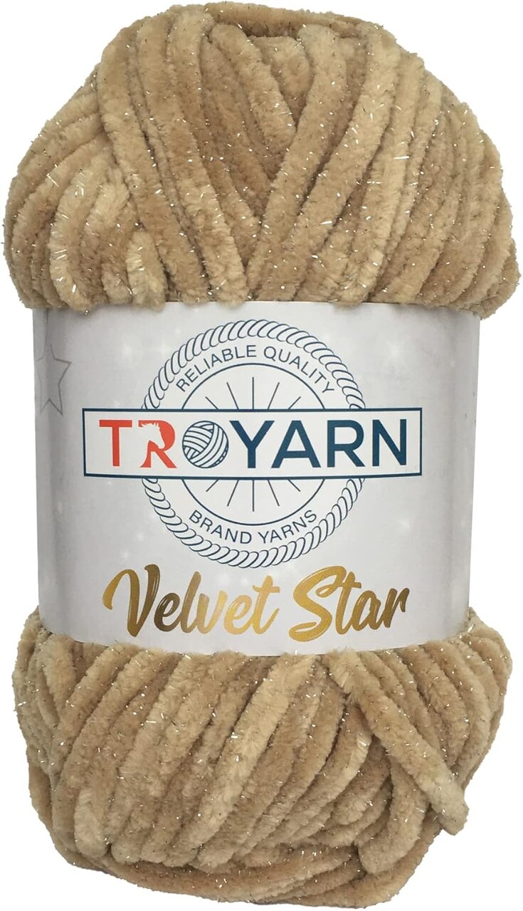 Silvery Glitter Chenille Baby Blanket Yarn Amigurumi Yarn for Crocheting